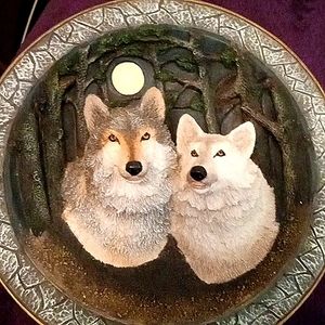 Wolf Decoration Plate
